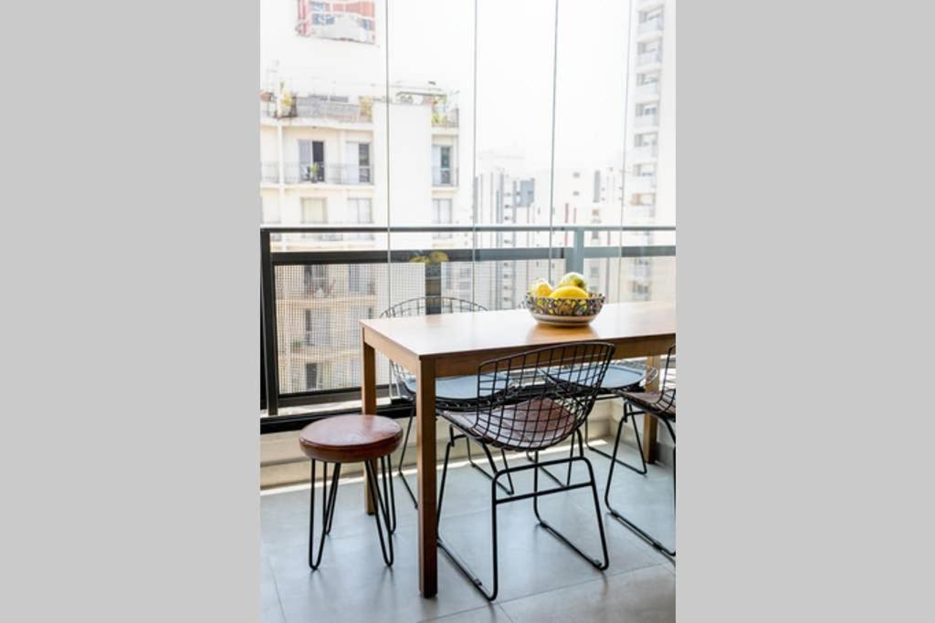 Apartamento De 1 Dormitorio No Coracao De Pinheiros San Paolo Esterno foto