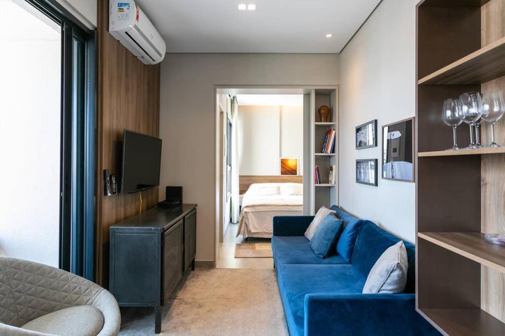 Apartamento De 1 Dormitorio No Coracao De Pinheiros San Paolo Esterno foto