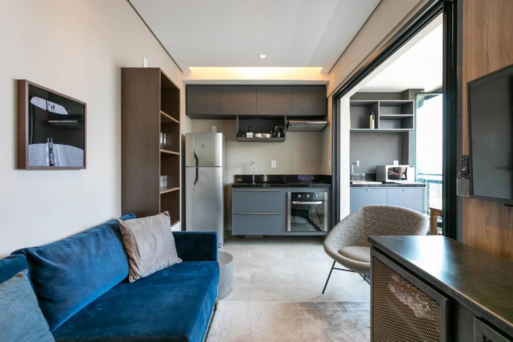 Apartamento De 1 Dormitorio No Coracao De Pinheiros San Paolo Esterno foto