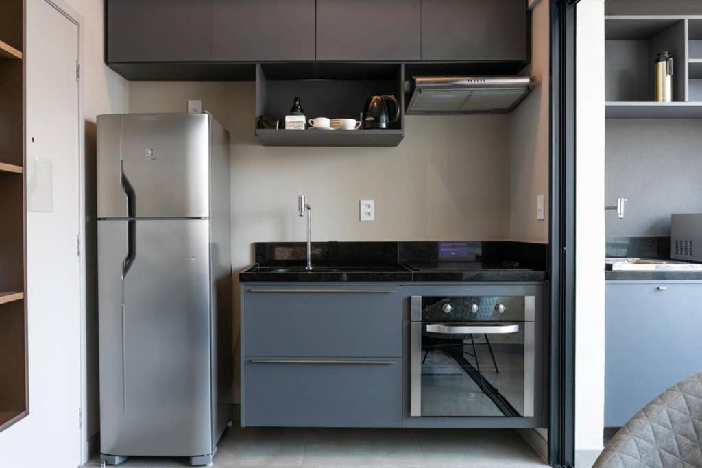Apartamento De 1 Dormitorio No Coracao De Pinheiros San Paolo Esterno foto