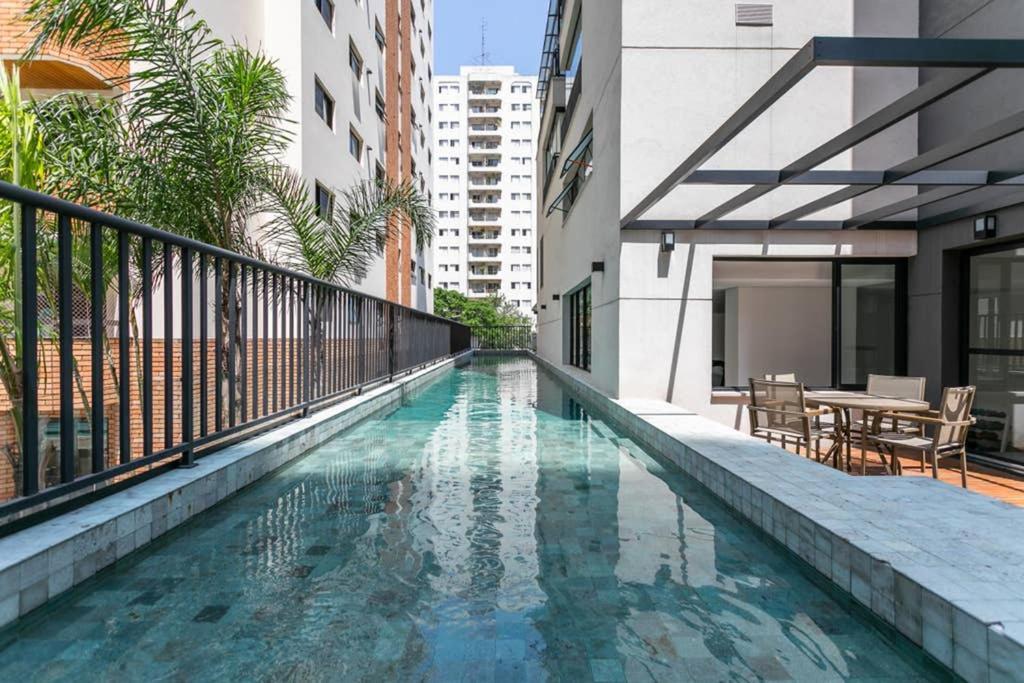 Apartamento De 1 Dormitorio No Coracao De Pinheiros San Paolo Esterno foto