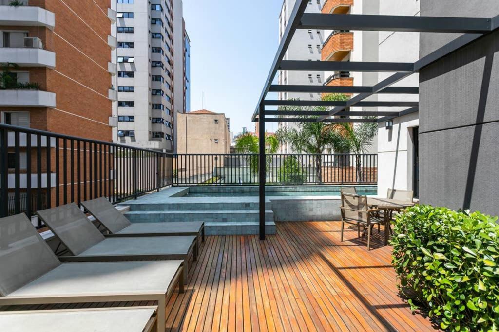 Apartamento De 1 Dormitorio No Coracao De Pinheiros San Paolo Esterno foto